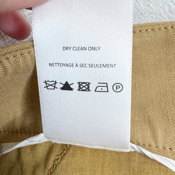 Veronica Beard Noemi Shorts | Desert Khaki Linen Blend | Size 6 | NWT $348 - Picture 13 of 14